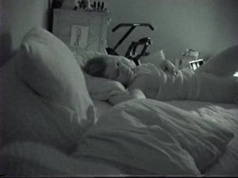 Caught wife masturbating