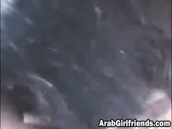 Cute Arab real girlfriend demands for doggy creampie